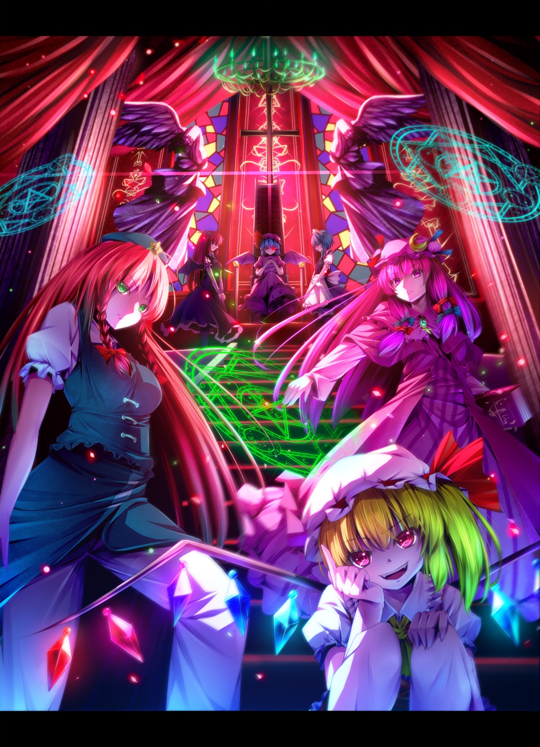 Ryosios Touhou Flandre Scarlet Hong Meiling Izayoi Sakuya